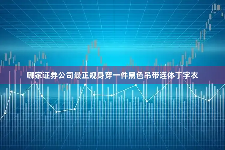 哪家证券公司最正规身穿一件黑色吊带连体丁字衣